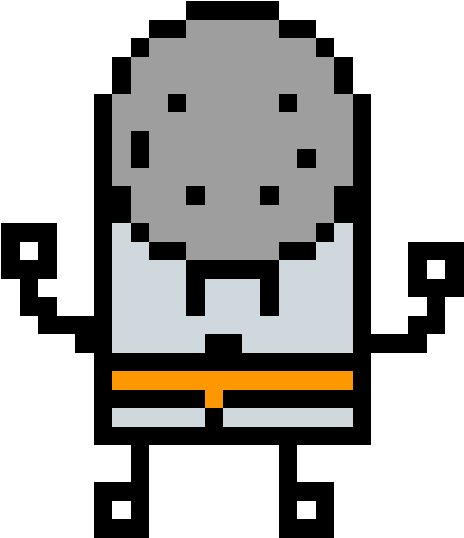 Fruit Orange Pixel Art Clipart (592x592), Png Download