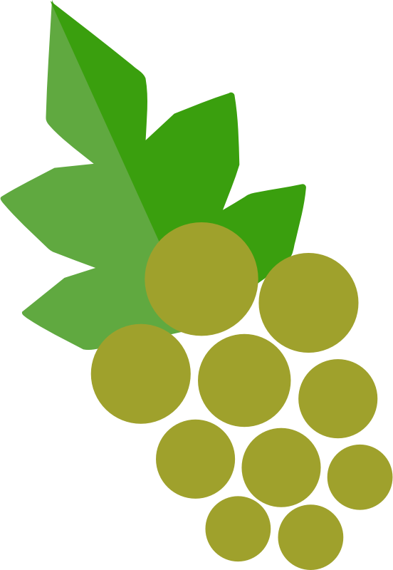 White Grapes - Barrel Wine Icon Vector Clipart (552x800), Png Download