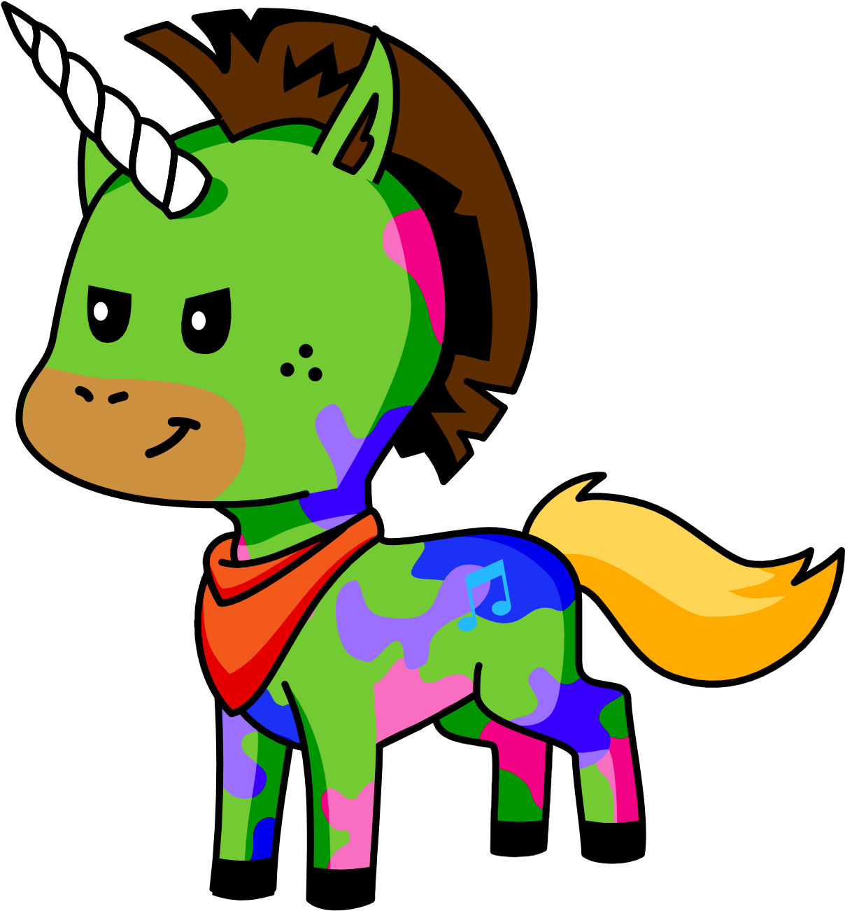 The Unicorn Clipart (2000x2000), Png Download