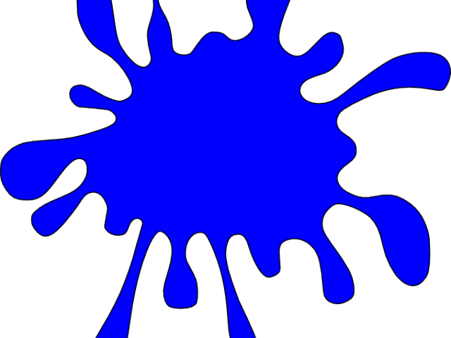 Purple Paint Splatter Clipart - Png Download (640x480), Png Download