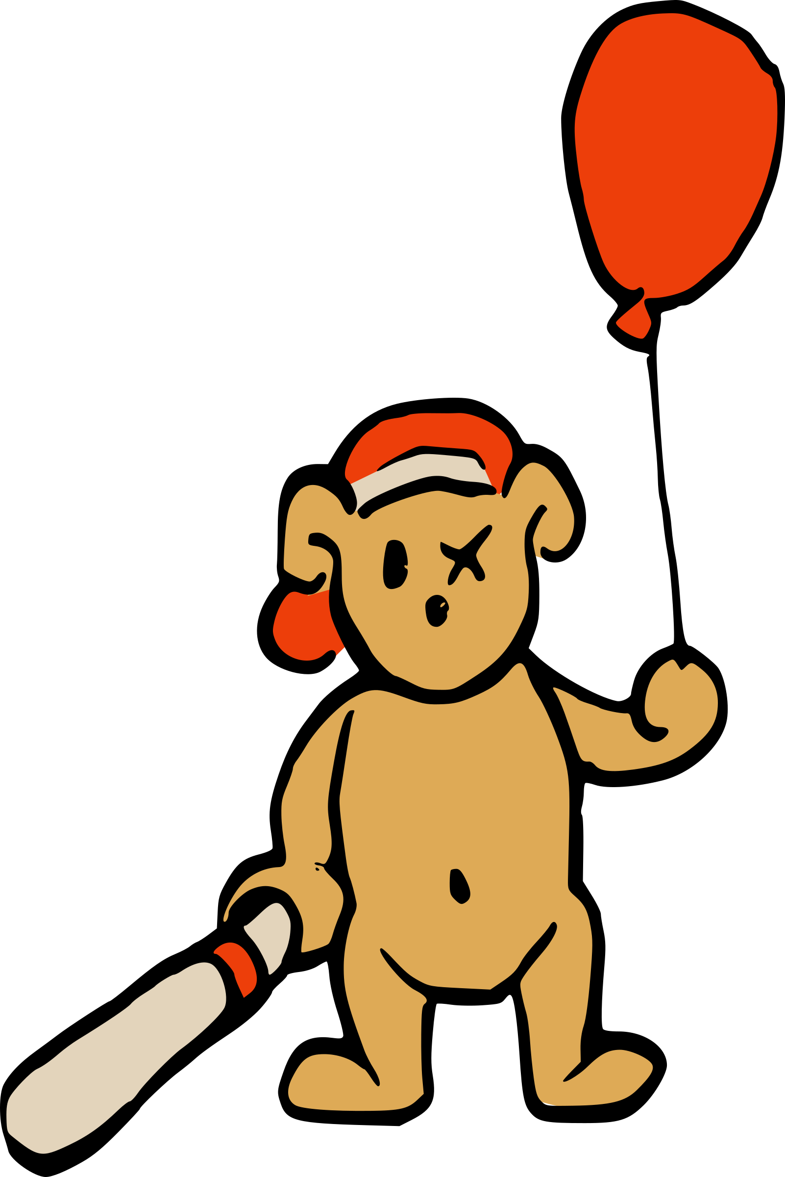 Baseball Teddy Clip Arts - Menace Clipart - Png Download (1602x2400), Png Download