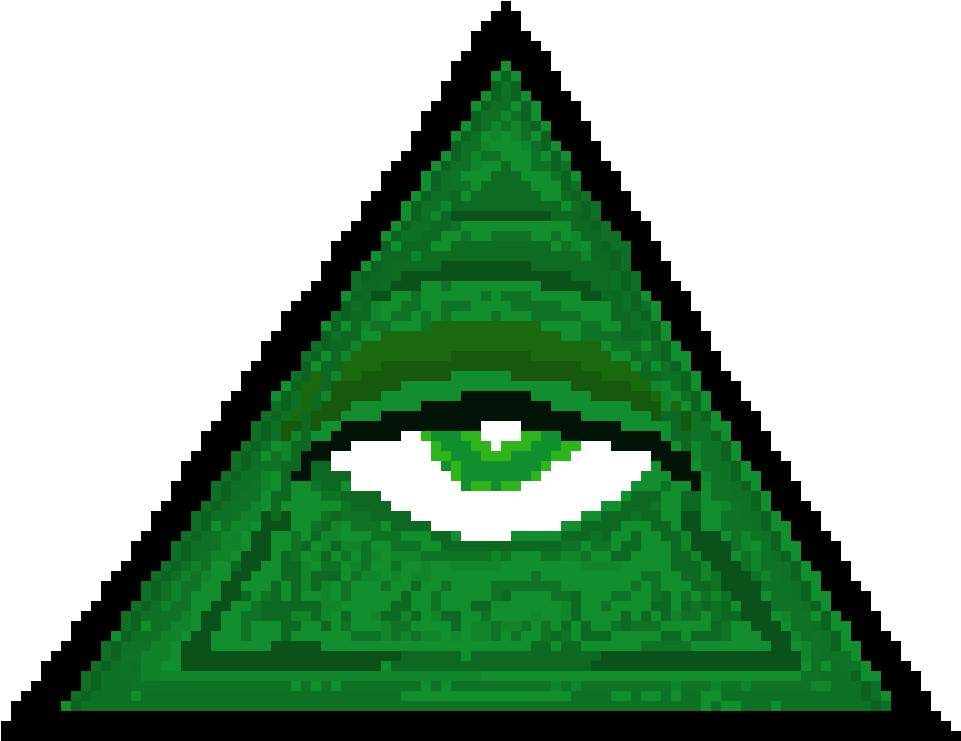 Illuminati Illuminés Radiology The Golden Triangle - Pixel Illuminati Png Clipart (1150x750), Png Download