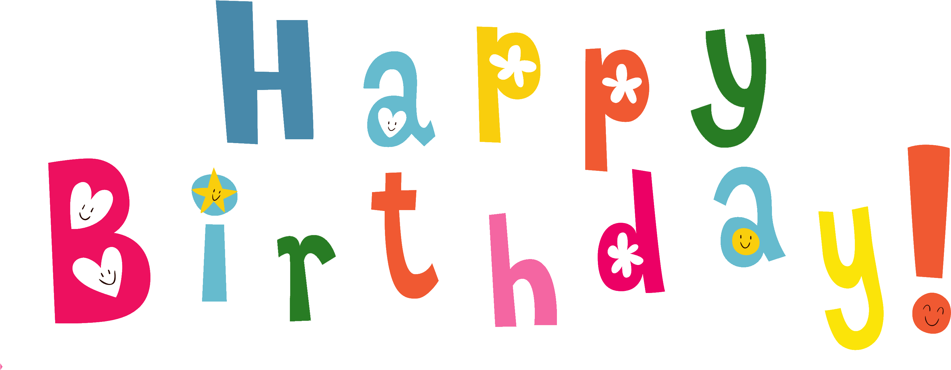 Happy Birthday Letters Clipart Full Size Clipart 5315326 Pinclipart