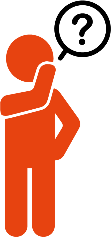 Emergency Clipart Refresher Training - Clipart Silhouette With Question Mark - Png Download (509x1024), Png Download