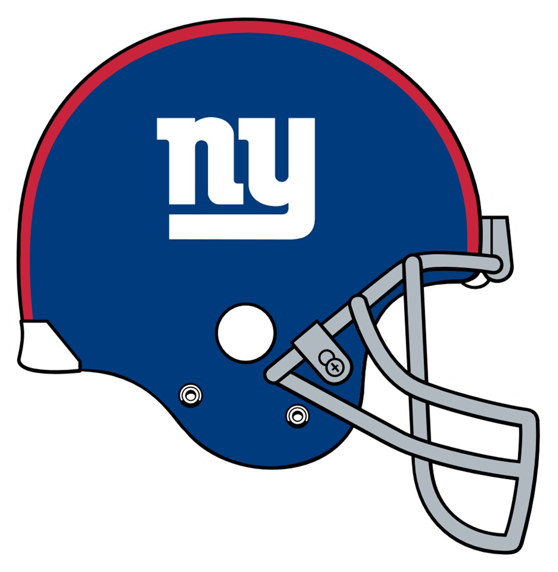 New York Giants Nfl Dallas Cowboys New Orleans Saints - Kansas Jayhawks Football Helmet Logo Clipart (1600x1400), Png Download