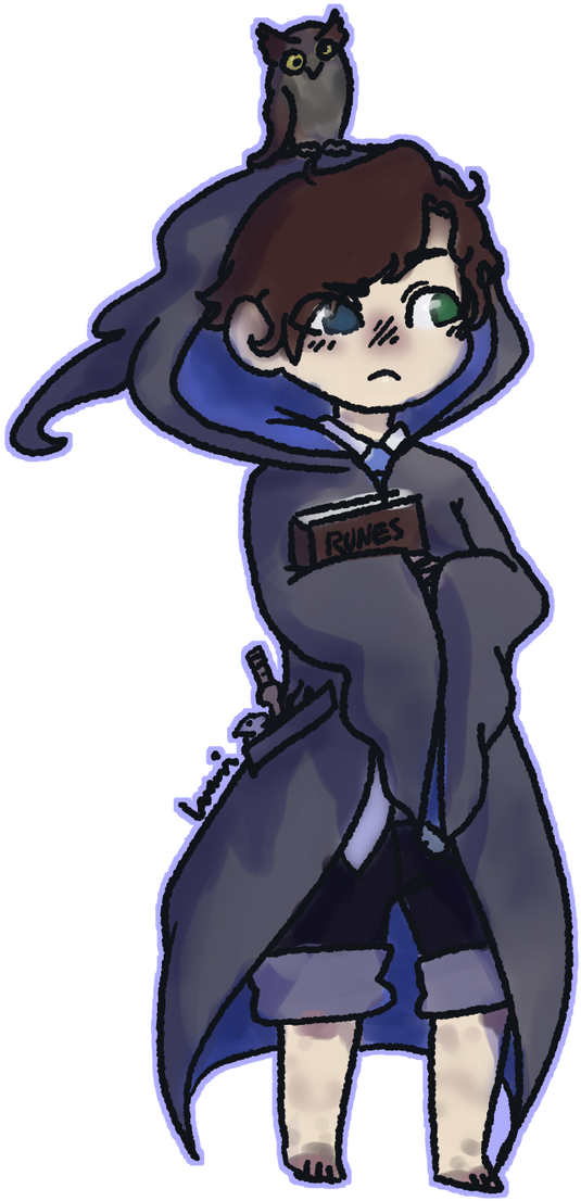 Lumi Hogwarts - Cartoon Clipart (676x1183), Png Download