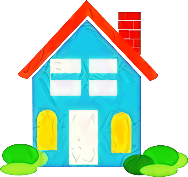 Clip Art Portable Network Graphics Transparency House - House Clipart For Kids - Png Download (599x565), Png Download