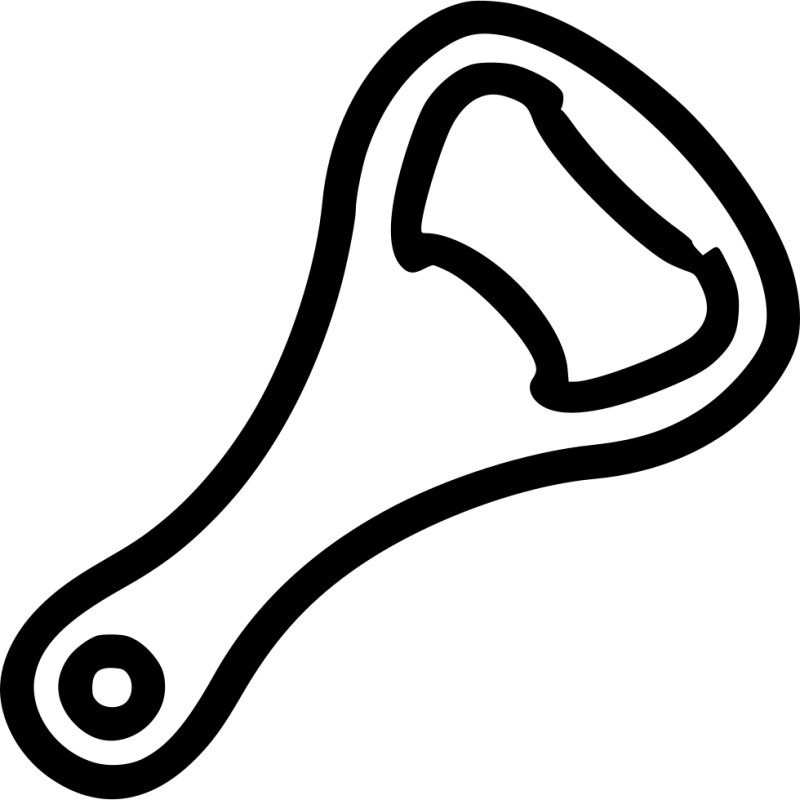 Bottle Opener Png Image - Clip Art Image Of A Bottle Opener Transparent Png (800x800), Png Download