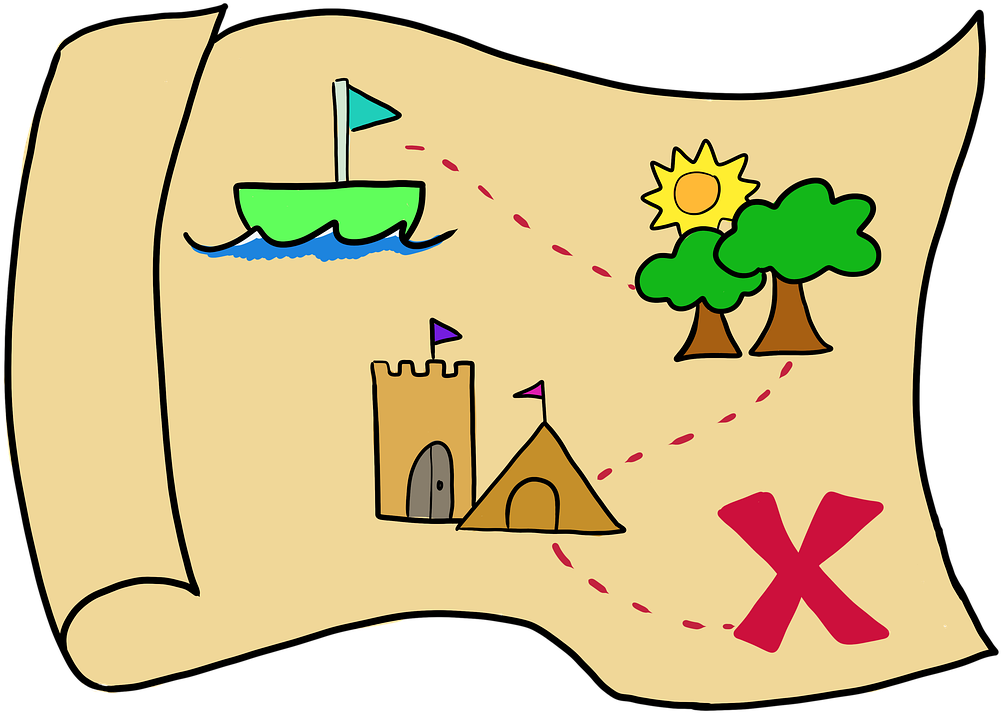 X Marks The Spot Clipart - Png Download (1280x905), Png Download