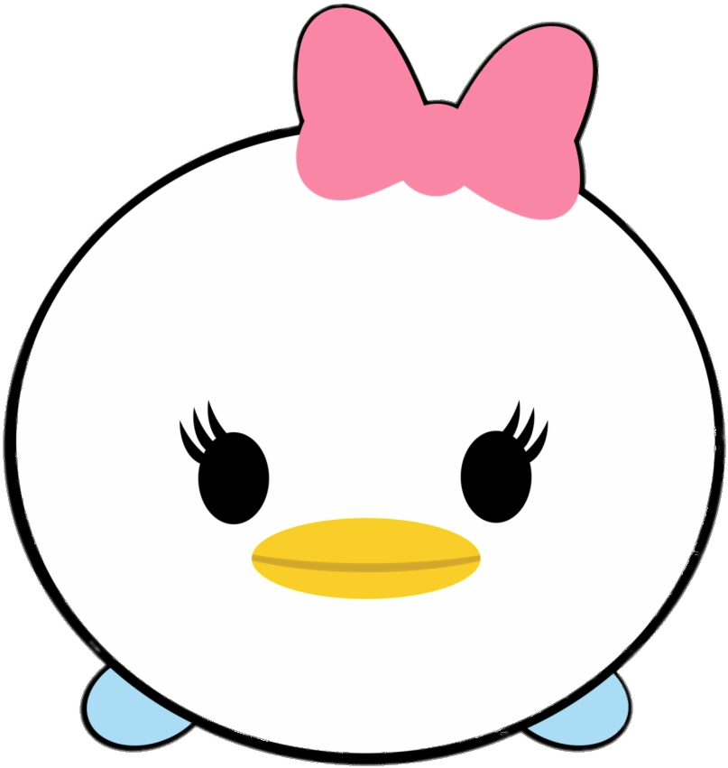 Disney Daisy Duck Tsum Tsum - Tsum Tsum Disney Png Donald Clipart (820x905), Png Download