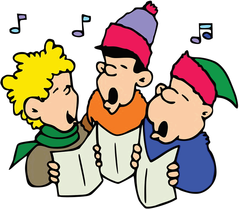 Clip Art Carol Singers - Png Download (824x720), Png Download