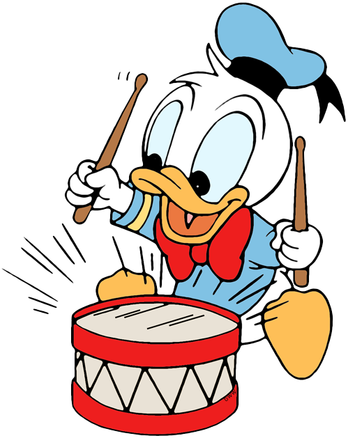 Disney Babies Clip Art - Disney Character Playing Instrument - Png Download (499x629), Png Download