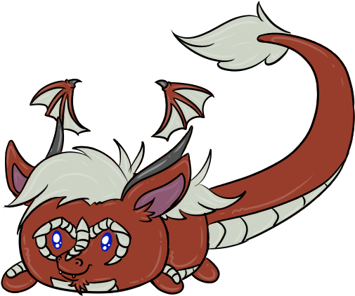 Dragon Tsum Tsum Loaf - Cartoon Clipart (656x536), Png Download