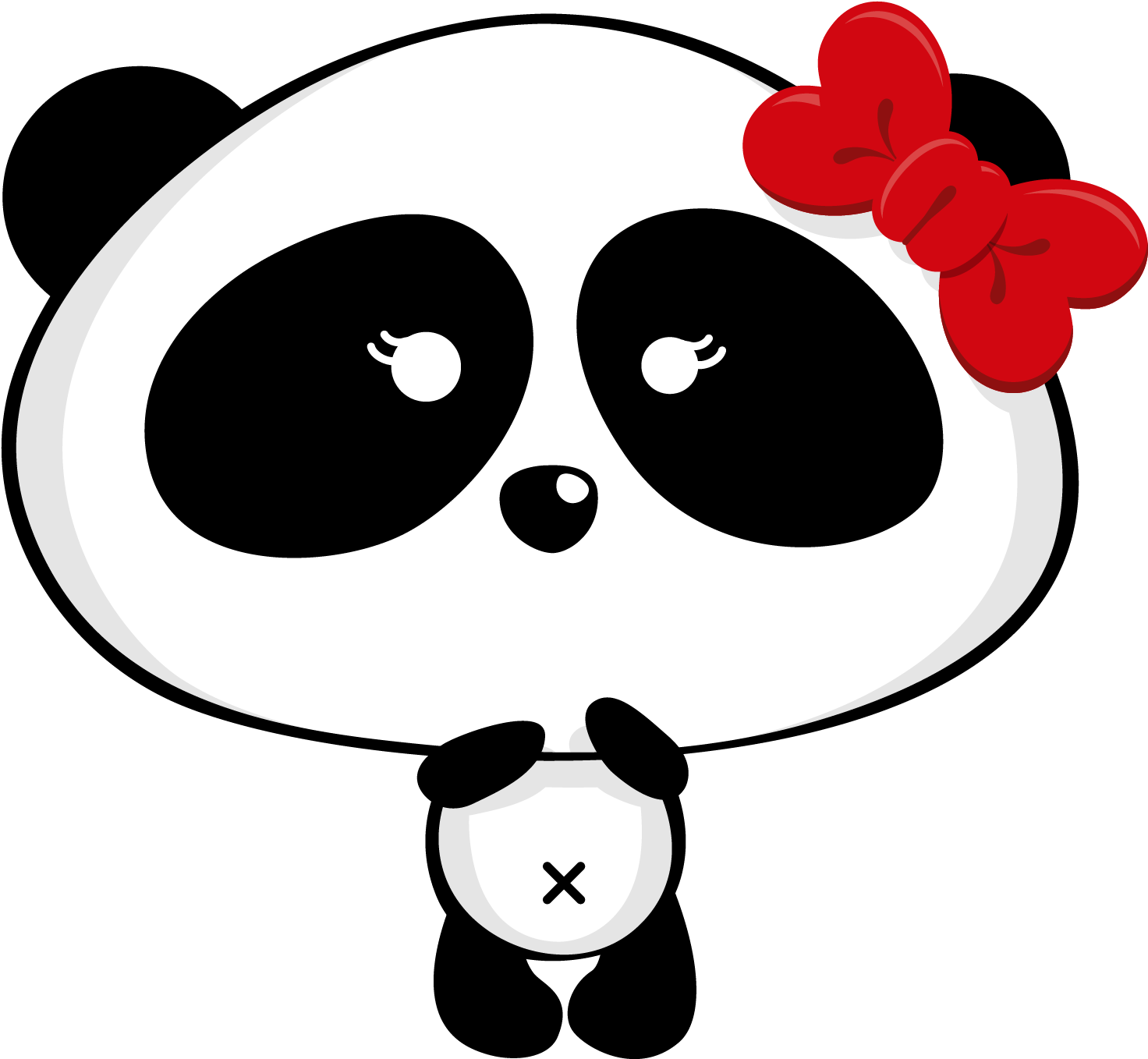 Clipart Sweet Sixteen Crown Jpg Freeuse Sweet 16 Clipart - Cute Panda How To Draw A Head - Png Download (1500x1500), Png Download