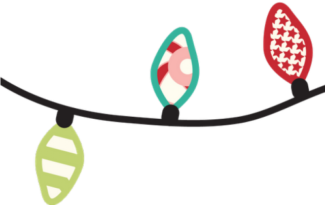 Christmas Lights Banner Clipart - Png Download (640x480), Png Download