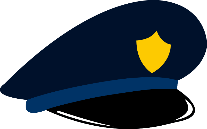 Free Clipart Images - Police Officer Hat Clipart - Png Download (800x497), Png Download