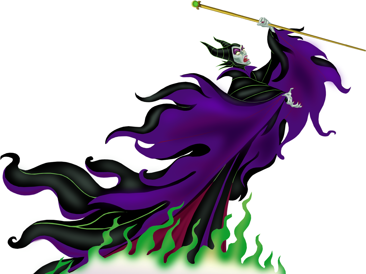 Eels Clipart Ariel - Maleficent Concept Art Disney - Png Download (1600x1188), Png Download