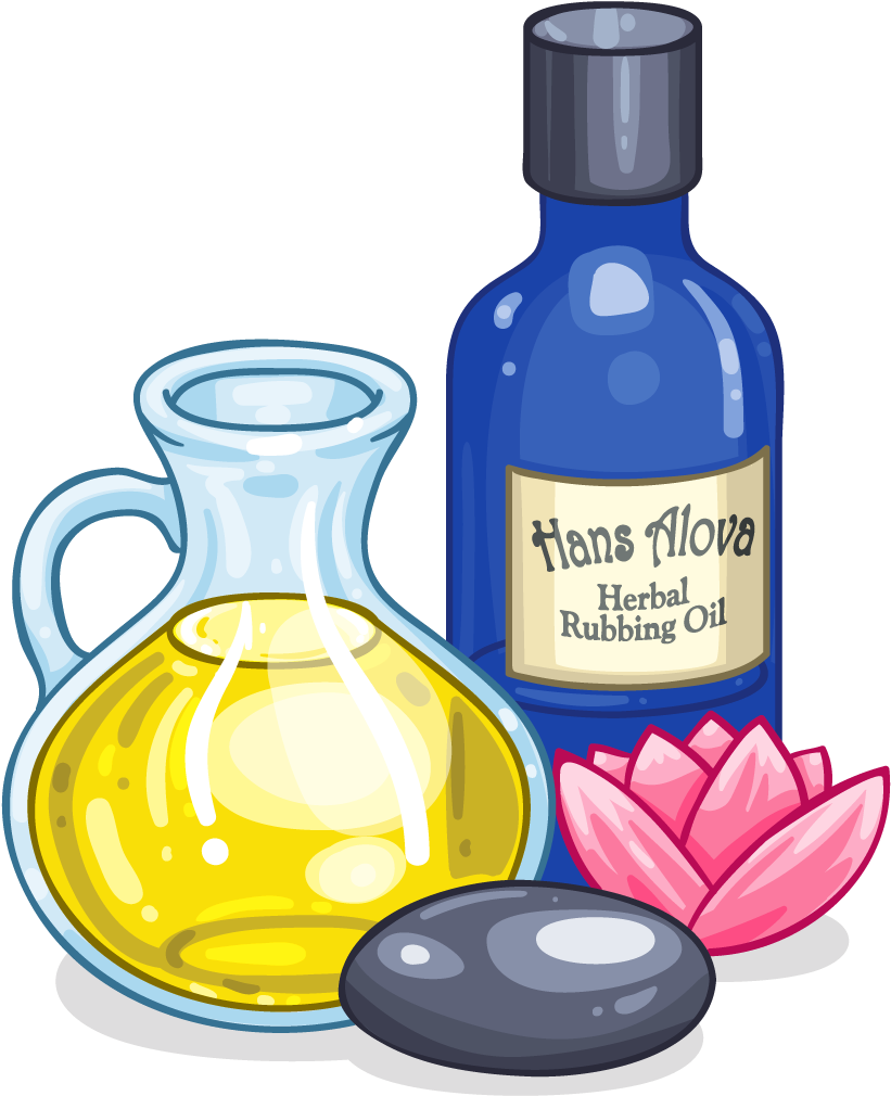 Transparent Herbal Clipart - Massage Oil Clipart - Png Download (821x1010), Png Download