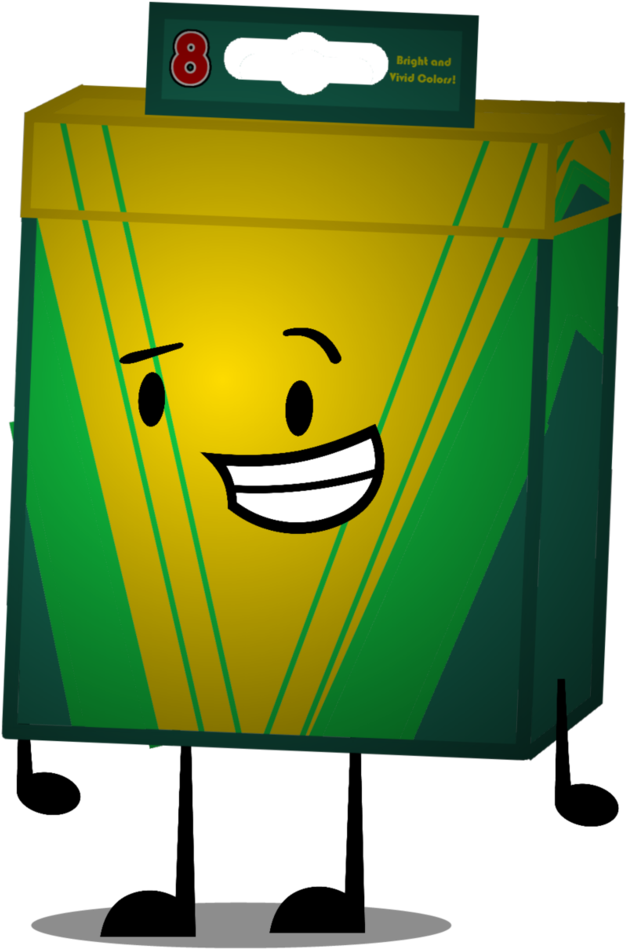 Box Of Crayons Clipart Character - Object Show Crayons - Png Download (803x994), Png Download