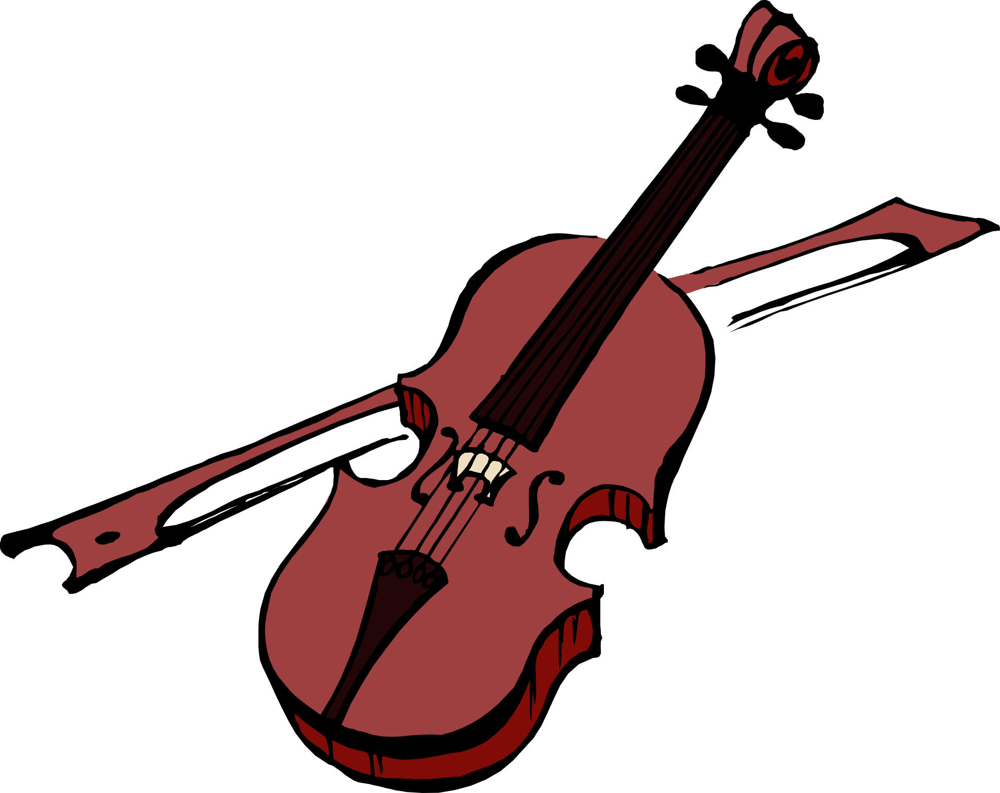 Violin Clip Art Free Clipart Images - Violin Clip Art - Png Download (1969x1561), Png Download