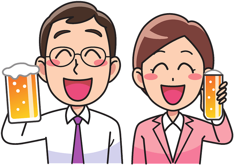 Business Drinking Party Clipart - People Drinking Clipart - Png Download (800x800), Png Download