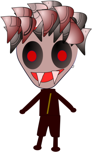 Cartoon Vampire-1572599477 - Cartoon Clipart (600x600), Png Download