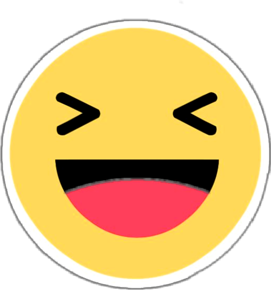 Popular And Trending Laugh Stickers On Picsart Png Facebook Reactions Transparent Background Clipart Full Size Clipart 5318735 Pinclipart