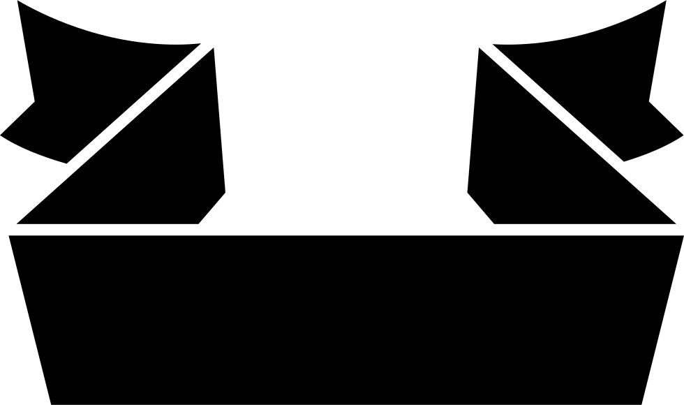 Ribbon Design Banner Svg Png Icon Free Download - Faixa De Nome Preta Clipart (980x580), Png Download