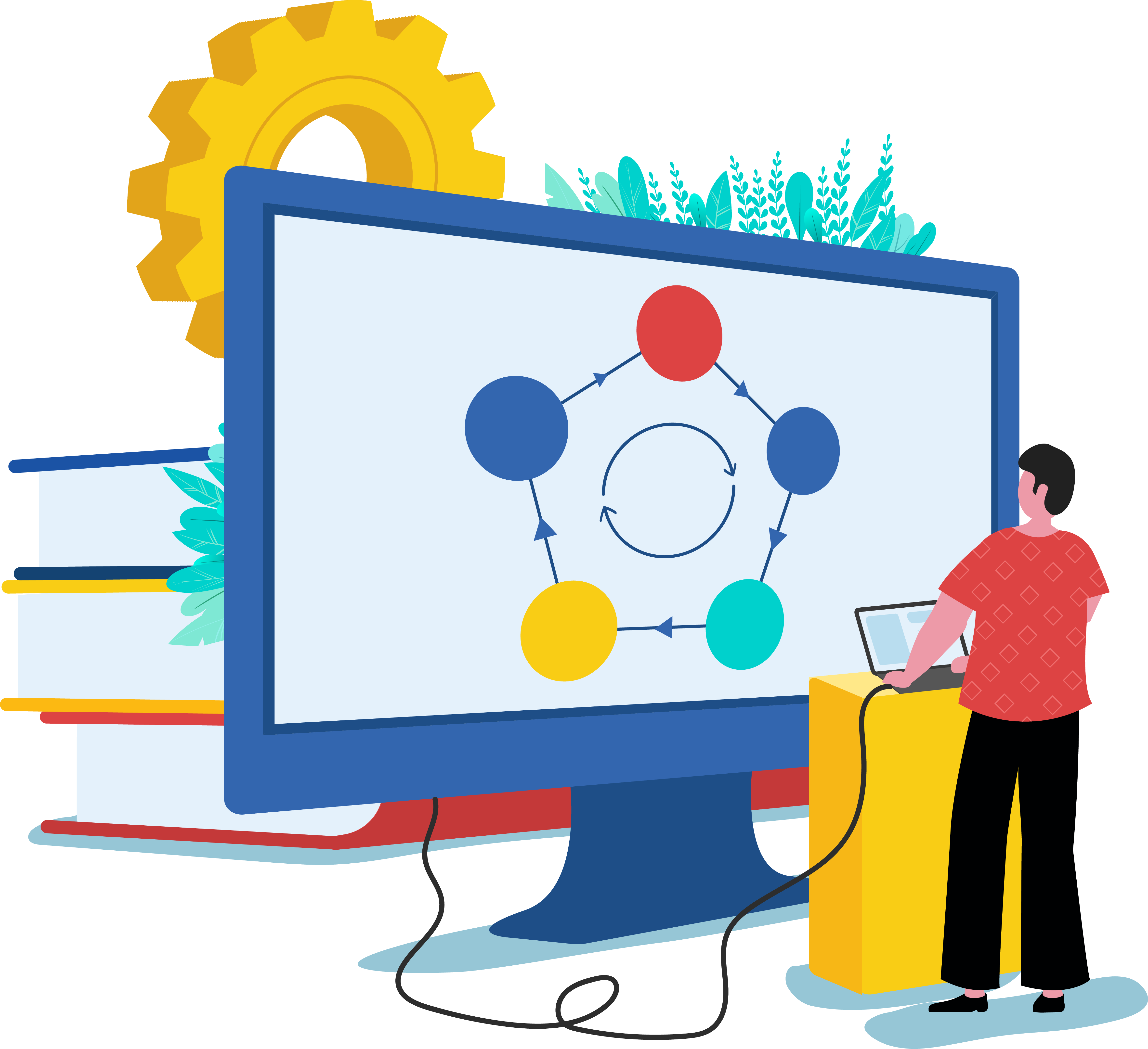 Itil Change Management Clipart (4680x4278), Png Download