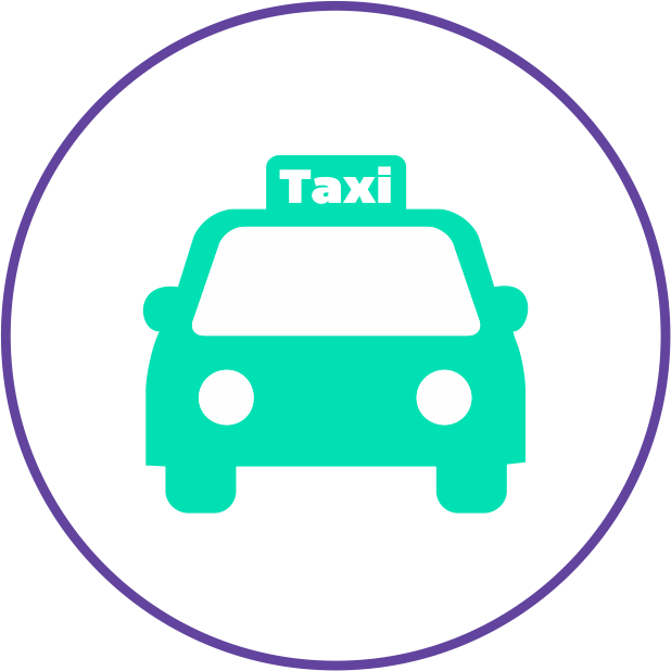 Taxi Málaga Clipart (618x618), Png Download