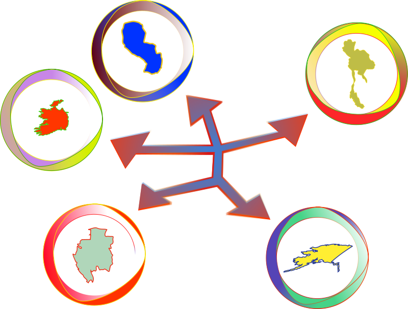 International Network - Trade Networks Clipart - Png Download (800x606), Png Download