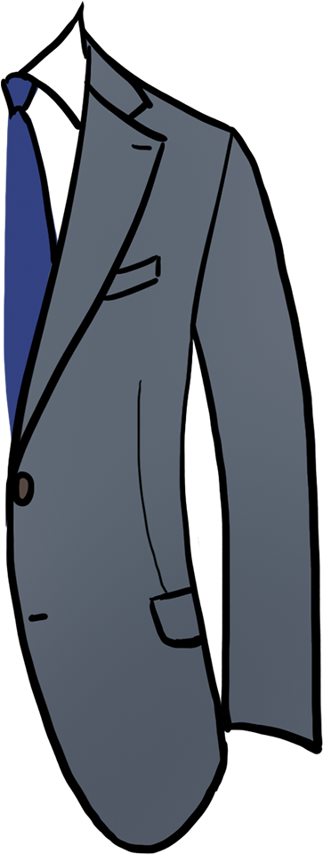 셋업 수트 바지 길이 Clipart (709x990), Png Download