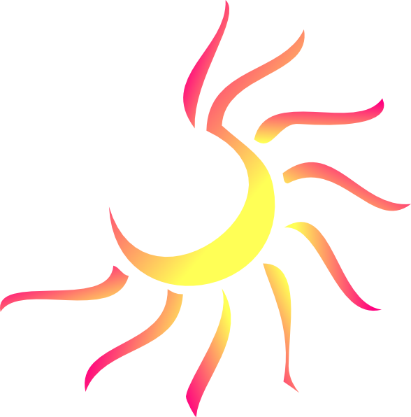Sun Logo Vector Png Christmas - Sun Logo In Png Clipart (588x596), Png Download