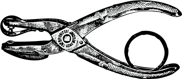 Paper Hole Punch Vector Image - Love You A Hole Punch Clipart (600x600), Png Download