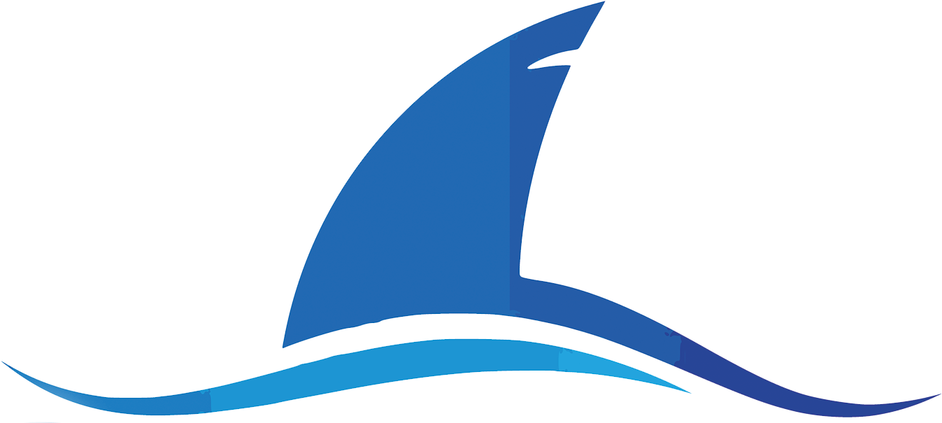 Clipart Library Stock Shark Fin Clipart - Png Download (1347x605), Png Download