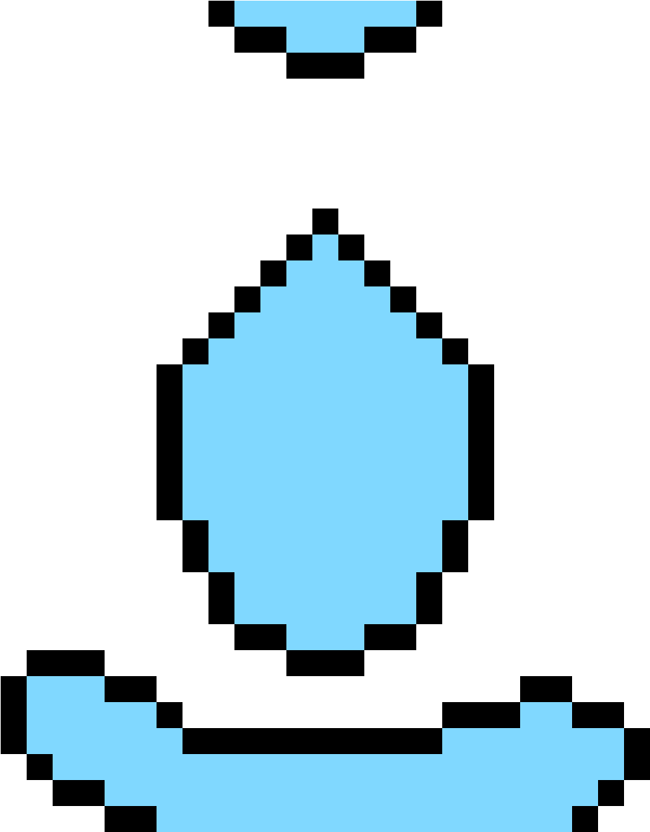 Transparent Raindrops Png - Pixel Play Button Png Clipart (926x1185), Png Download