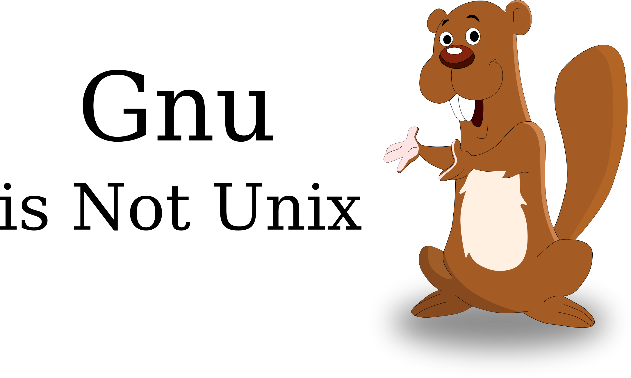 Beaver Cartoon Clipart (2170x1302), Png Download