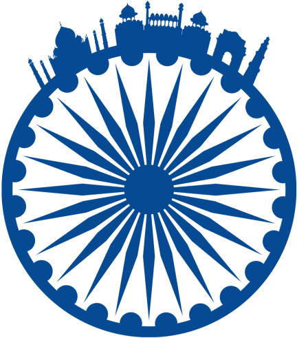 Indian Flag Ashok Chakra Png Clipart (715x715), Png Download