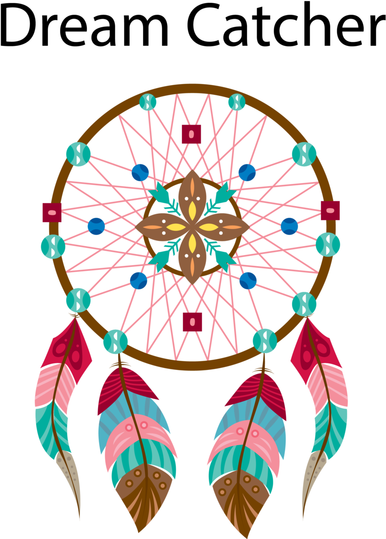 Vector Computer File Dreamcatcher Download Hd Png - Dream Catcher Png Vector Clipart (800x1117), Png Download