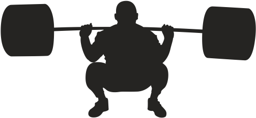 Silhouette Physical Fitness Olympic Weightlifting Fitness - Training Silhouette Png Clipart (600x600), Png Download