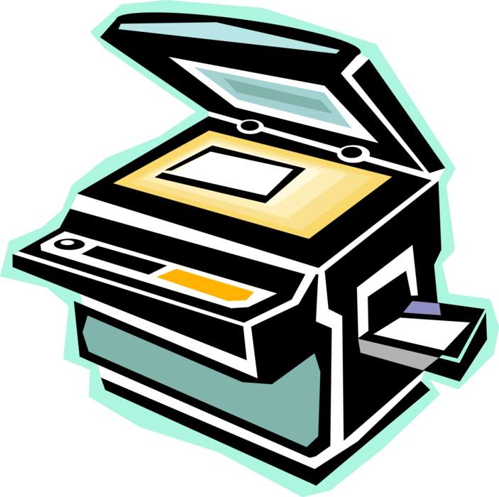 Xerox Clipart Logo Clipart Royalty Free Stock Photocopier - Photocopier Clip Art - Png Download (703x700), Png Download