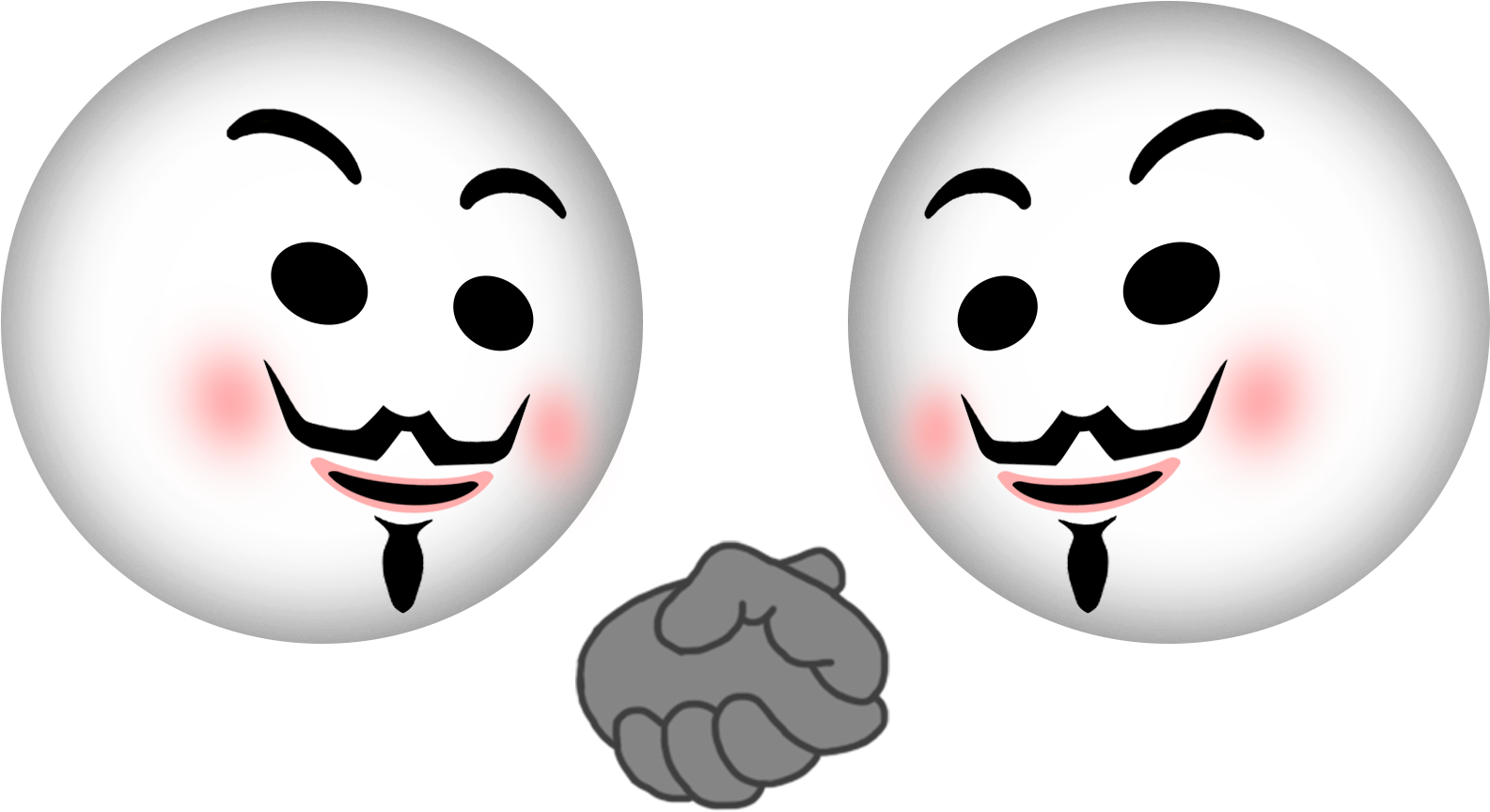 Anonymous Emoji Pinterest And - Portable Network Graphics Clipart (1792x1070), Png Download
