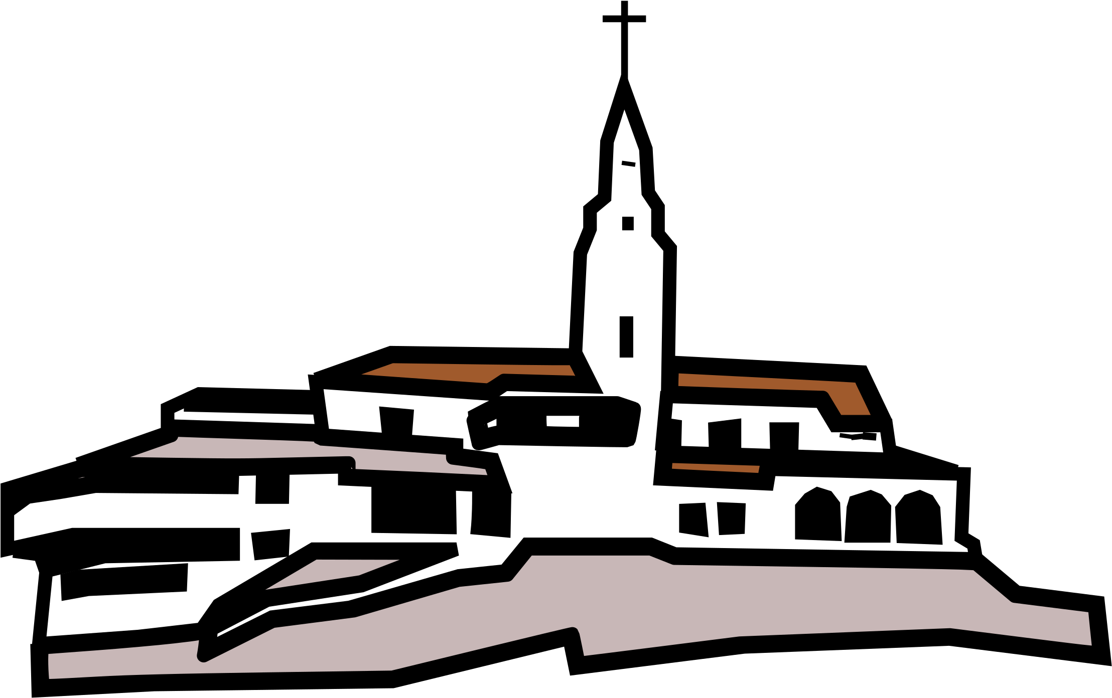 Iglesia De Monserrate Clip Arts - Cerro De Monserrate Vector - Png Download (2400x2400), Png Download