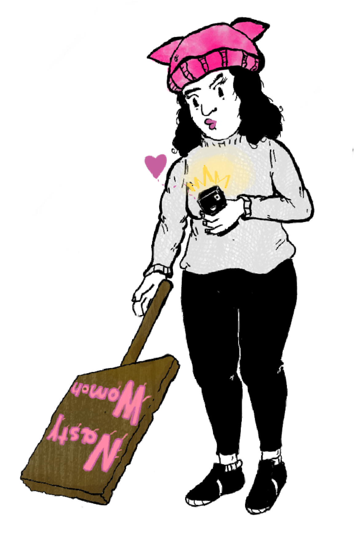 Aren"t We All Sisters Your Infighting Is, Like, Really - Cartoon Clipart (1200x1800), Png Download