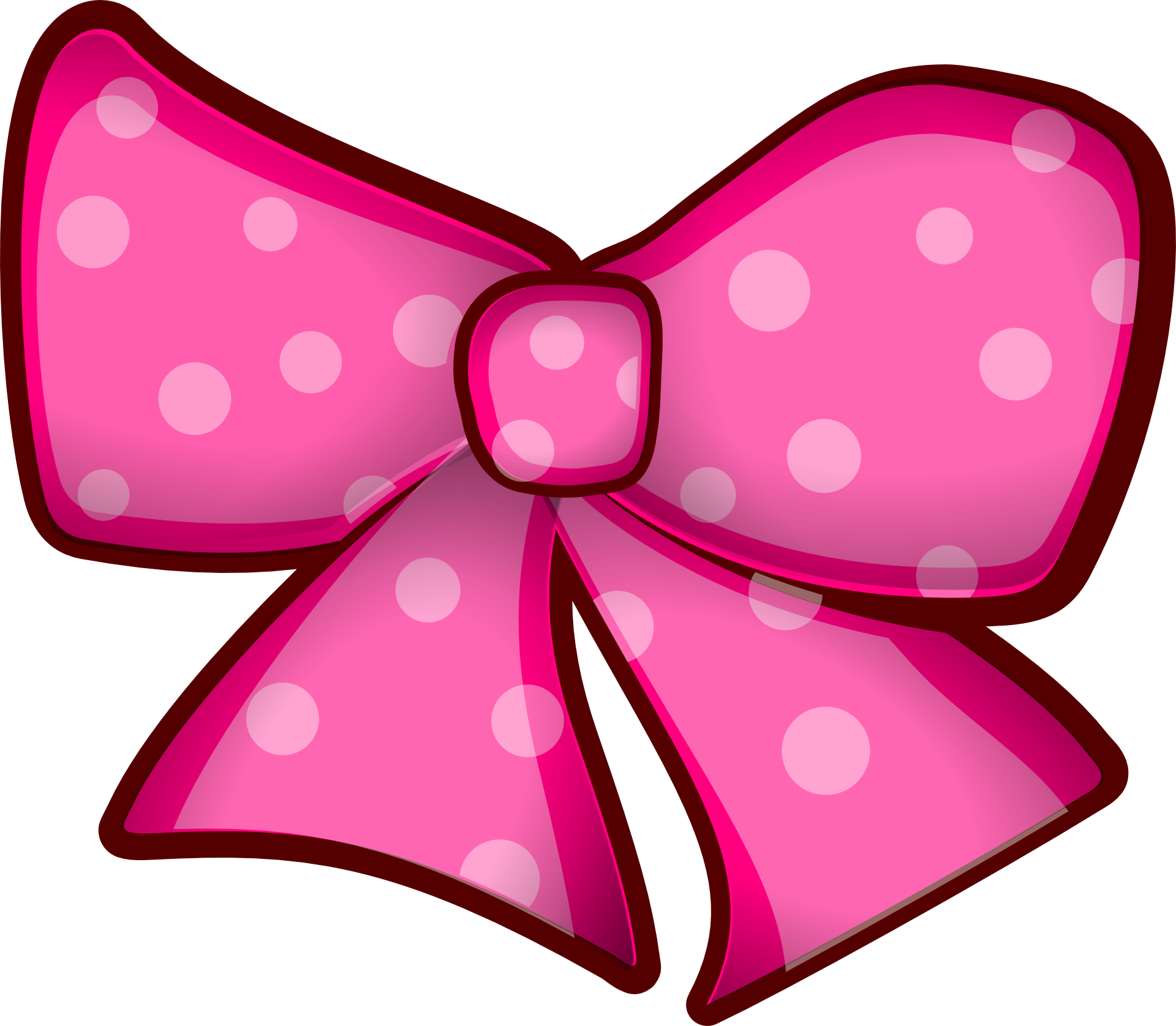 Minnie Mouse Bow And Arrow Hair Clip Art - Hair Bow Clip Art - Png Download (1920x1676), Png Download