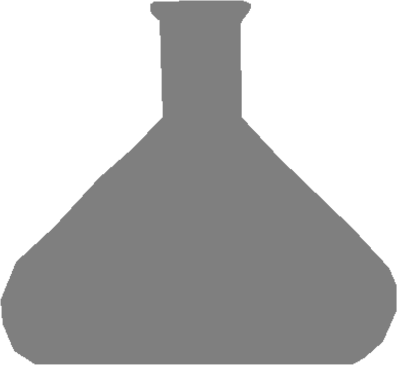 Angle,beaker,laboratory - Glass Bottle Clipart (817x750), Png Download