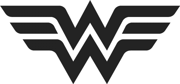 Wonder Woman Batman Vector Graphics Logo Clip Art - Wonder Woman Logo Png Transparent Png (768x768), Png Download