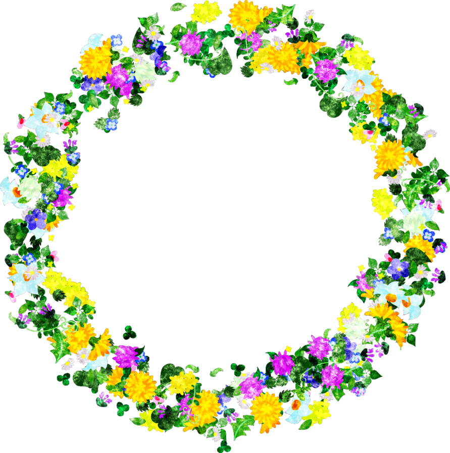 Little Flower Wreath By Atelier-bw - Midsommar Clipart - Png Download (891x897), Png Download