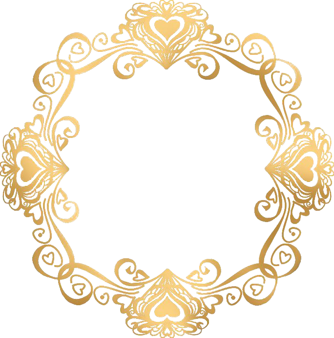 Border For Wedding Invitation Png Clipart (684x691), Png Download