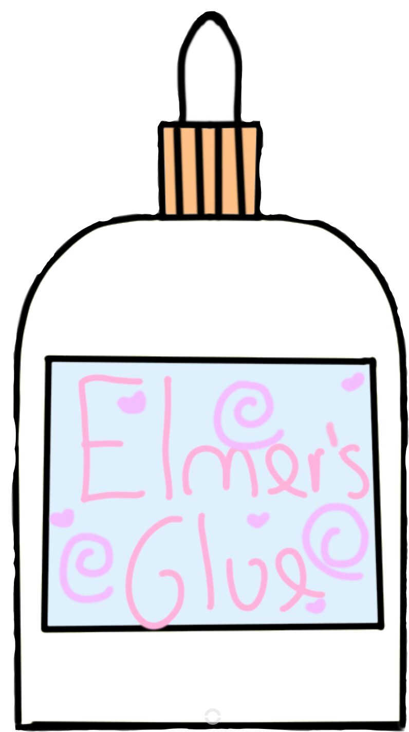 #elmers #glue #slime #cool #colorful #interesting #freetoedit Clipart (796x1424), Png Download